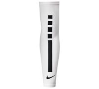 Nike Pro Elite Arm Sleeve 2.0 Compression Sleeves Running Training Fitness Sports Arm Sleeves Breathable Lightweight Single Arm Sleeve, White/Black/Black, L/XL