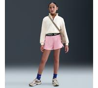 Nike Pro Older Girls Dri FIT Fleece Shorts 8 15Y