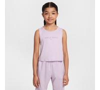 Nike Pro Girls' Dri-FIT Tank Top - Purple - Polyester/Elastane L