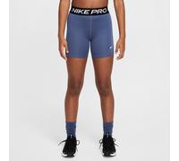Nike Pro Shorts for Older Children (Girls), Diffused Blue/Black/White, DA1033-491, XS