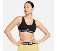 Nike Pro Indy Plunge Bra S - Black for Training and Running with Optimal Support and Comfort