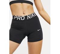 NIKE PRO LOGO TRAINING GYM 3" DRI FIT SHORTS BLACK AO9977-010 WOMEN XS S M L XL