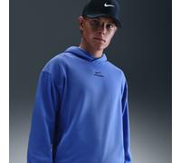 Nike Pro Men's Dri-FIT Mid Layer Training Hoodie - Blue - Polyester/Cotton L