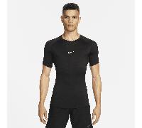 Nike Pro Men's Dri-FIT Tight Short-Sleeve Fitness Top - Black - Polyester/Elastane L