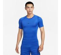 Nike Pro Men's Dri-FIT Tight Short-Sleeve Fitness Top - Blue - Polyester/Elastane S