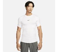Nike Pro Men's Dri-FIT Tight Short-Sleeve Fitness Top - White - Polyester/Elastane XS