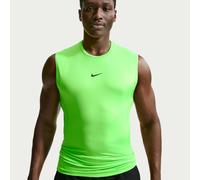 Nike Pro Men's Dri-FIT Tight Sleeveless Fitness Top - Green - Polyester/Elastane M