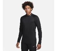 Nike Men's M Np Top Warm Ls Mock Long Sleeve, Black/White, XL