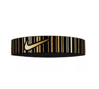 Nike Pro Metallic Headband - Unisex - Black/Gold