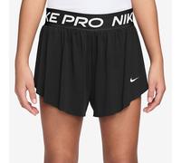 Nike Pro Older Kids' (Girls') Dri-FIT 2-in-1 Shorts - Black - Polyester/Elastane M