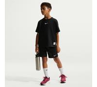 Nike Pro Older Kids' (Boys') Dri-FIT Fleece Shorts - Black - Polyester/Elastane M
