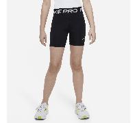 Nike Pro Older Kids' (Girls') Dri-FIT 13cm (approx.) Shorts - Black - Polyester/Elastane XS