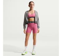 Nike Pro Older Kids' (Girls') Dri-FIT 13cm (approx.) Shorts - Pink - Polyester/Elastane