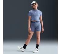 Nike Pro Older Kids' (Girls') Dri-FIT 7.5cm (approx.) Shorts - Blue - Polyester/Elastane L