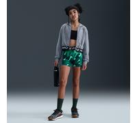 Nike Pro Older Kids' (Girls') Dri-FIT 7.5cm (approx.) Shorts - Green - Polyester/Elastane XL