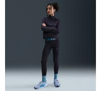 Nike Pro Older Kids' (Girls') Dri-FIT Leggings with Shine Accents - Purple - Polyester/Elastane XL