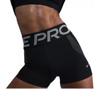 Nike Pro Sculpt Biker Shorts for Women - Black with Reflective Silver Details
