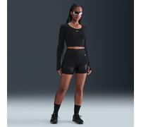 Nike Pro Sculpt Women's Dri-FIT High-Waisted 12.5cm (approx.) Biker Shorts - Black - Polyester/Elastane L (UK 16-18)