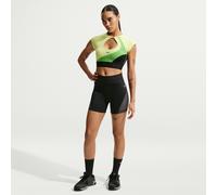 Nike Pro Sculpt Women's Dri-FIT High-Waisted 12.5cm (approx.) Biker Shorts - Black - Polyester/Elastane M (UK 12-14)