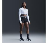 Nike Pro Sculpt Women's High-Waisted 7.5cm (approx.) Biker Shorts - Black - Polyester/Elastane XXS