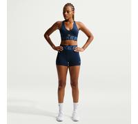 Nike Pro Sculpt Women's High-Waisted 7.5cm (approx.) Biker Shorts - Blue - Polyester/Elastane XL (UK 20-22)