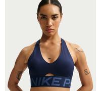 Nike Pro Sculpt Women's Medium-Support Padded Sports Bra - Blue - Polyester/Elastane XL