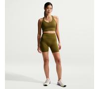Nike Pro Seamless Women's Dri-FIT High-Waisted 12.5cm (approx.) Biker Shorts - Brown - Polyester/Nylon/Elastane