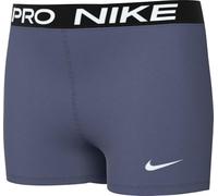 Nike Pro Shorts for Older Children (Girls), Diffused Blue/Black/White, DA1033-491, XS