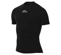Nike Pro Training Dri-Fit ADV Men's Short Sleeve Shirt, Black/Black/White, IF2214-010, 2XL