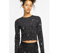 NIKE PRO WARM STARRY NIGHT TRAINING LONG SLEEVE TOP BLACK BV5566-010 WOMEN S