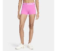 Nike Pro Women's 8cm (approx.) Shorts - Red - Polyester/Elastane XS (UK 4-6)