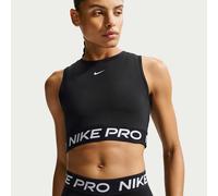 Nike Womens Training Pro 365 Dri-FIT Crop Tank, Black/White, Size Xs, Women Black/White