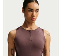 Nike Pro Women's Dri-FIT Tank Top - Purple - Polyester/Spandex XL (UK 20-22)