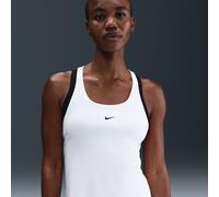 Nike Pro Women's Dri-FIT Tank Top - White - Polyester/Elastane XL (UK 20-22)