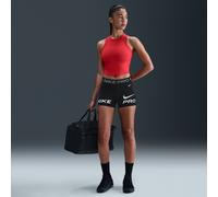 Nike Pro Women's Mid-Rise 7.5cm (approx.) Biker Shorts - Black - Polyester/Elastane L (UK 16-18)