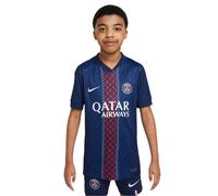 Paris Saint-Germain 2025/26 Stadium Home Older Kids' Nike Dri-FIT Football Replica Shirt - Blue - Polyester S