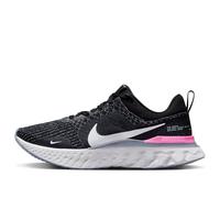 Nike React Infinity Run Flyknit 3 'Black Grey Pink' DZ3014-001 10
