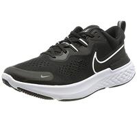 NIKE React Miler 2, Running Shoe, Black/White-Smoke Grey,