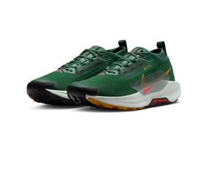 Nike ReactX Pegasus Trail 5 GORE-TEX Men's Trail Running Shoes | UK 7 in Fir/Bright Crimson/Clay Green
