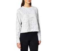 NIKE Rebel Dy All In FC Crew Camo Sweatshirt Women's Sweatshirt - Wolf Grey/White, X-Large