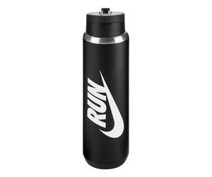 Nike Recharge Run Straw Stainless Steel 680ml Water BottleOne Size Black CS2840