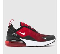 Nike Red Air Max 270 Boys Junior Trainers UK 10 (EU 27½)
