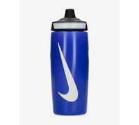 Nike Refuel Bottle Grip 18oz 532ml Water Bottle Sports Bottle Training Fitness Non-Slip Grip, Game Royal/Black/White