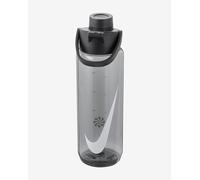 Nike Renew Recharge Straw Chug 24 oz Graphic Bottle Dark Grey Black White