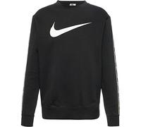 NIKE Repeat Crew Sweatshirt Black/Black/White M