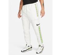 Nike Repeat Men's Fleece Joggers Track Pants White Size S,M,L,XL,2XL