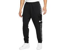Nike Repeat Sw FLC Cargo Trousers Black/White XL