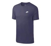 Nike Retro Swoosh Logo Embroidered Short Sleeve Blue AR4997-410 XS