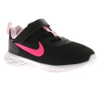 NIKE Unisex Kids Nike Revolution 6 Sneaker Black Hyper Pink Pink Foam 9.5 UK Child