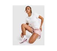 Nike Ribbed Slim T-Shirt - White - Womens M